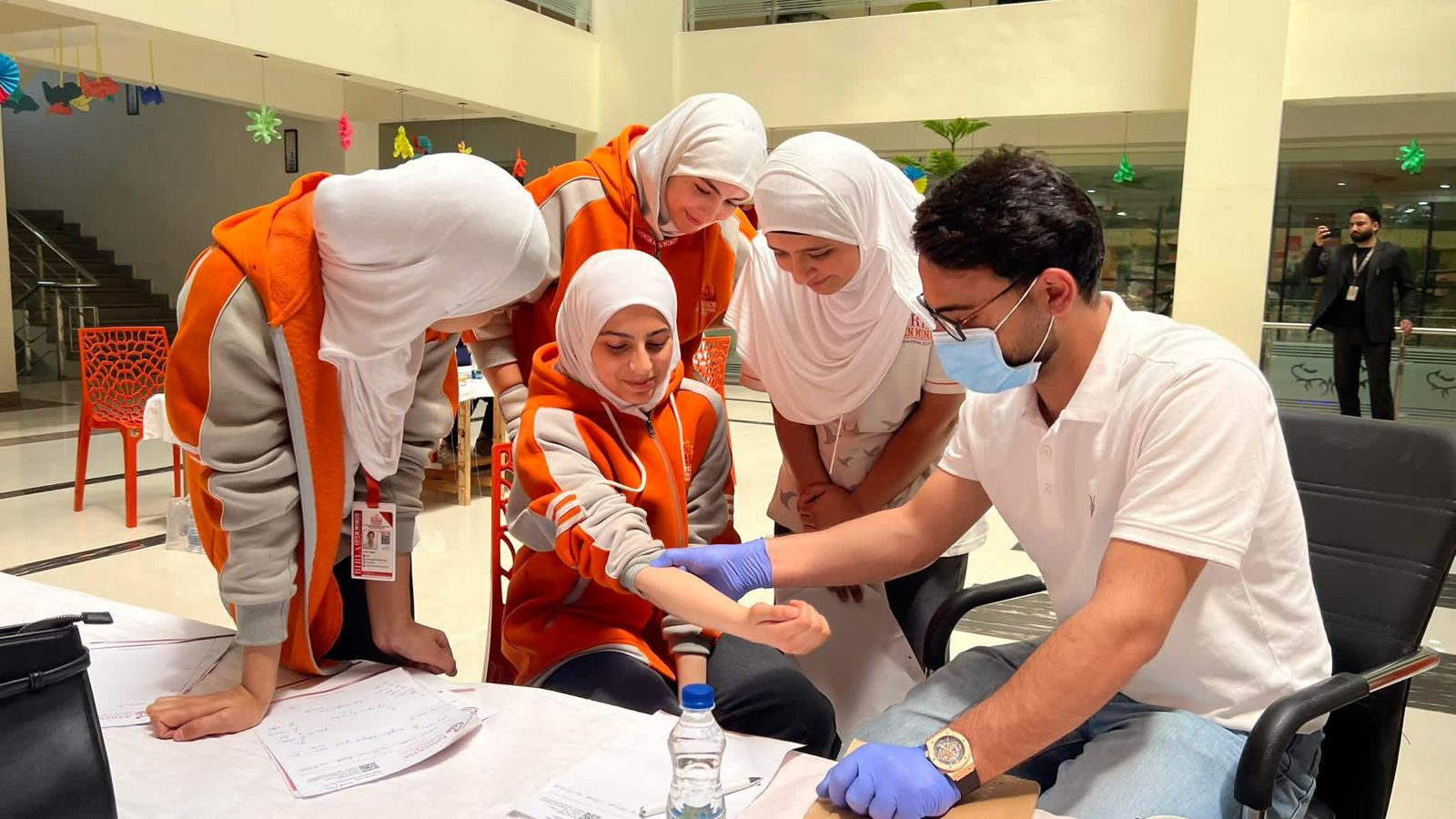 Organized a health check-up 